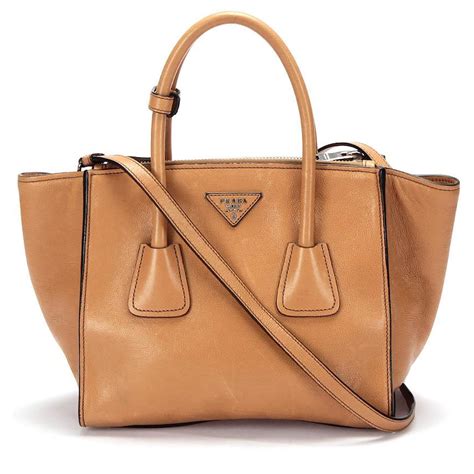 prada shopper tasche braun|Prada Shoppers for Women .